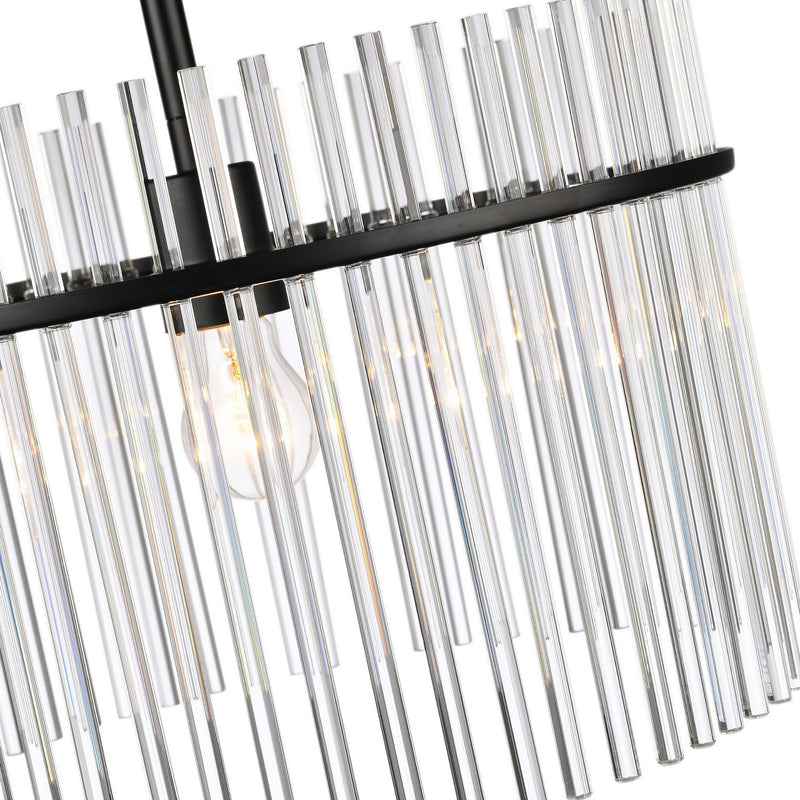 One Light Semi Flush Mount<br /><span style="color:#4AB0CE;">Entrega: 4-10 dias en USA</span><br /><span style="color:#4AB0CE;font-size:60%;">PREGUNTE POR ENTREGA EN PANAMA</span><br />Collection: Ava<br />Finish: Black