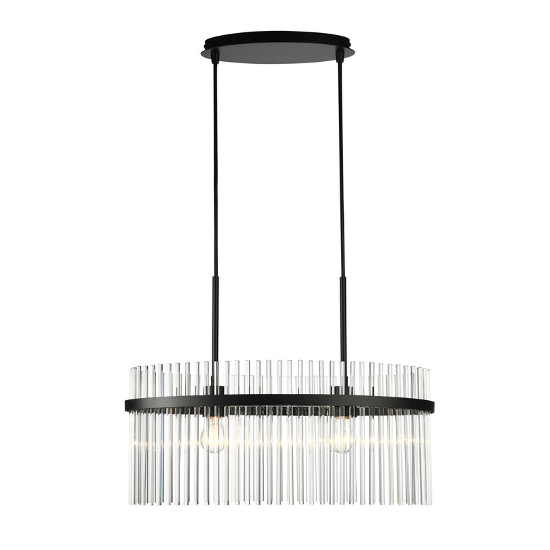 Artcraft Canada - AC12082BK - Two Light Chandelier - Ava - Black