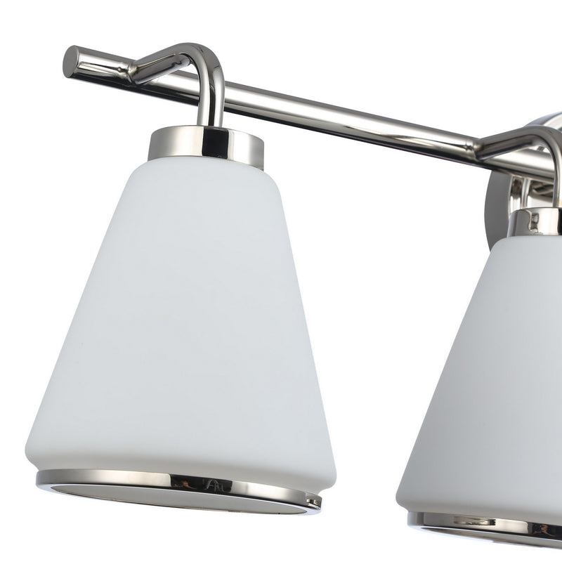 Four Light Bathroom Vanity<br /><span style="color:#4AB0CE;">Entrega: 4-10 dias en USA</span><br /><span style="color:#4AB0CE;font-size:60%;">PREGUNTE POR ENTREGA EN PANAMA</span><br />Collection: Zoey<br />Finish: Polished Nickel