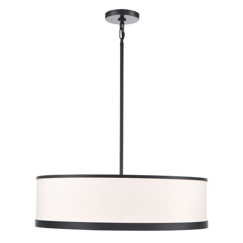 Four Light Chandelier<br /><span style="color:#4AB0CE;">Entrega: 4-10 dias en USA</span><br /><span style="color:#4AB0CE;font-size:60%;">PREGUNTE POR ENTREGA EN PANAMA</span><br />Collection: High Street<br />Finish: Black