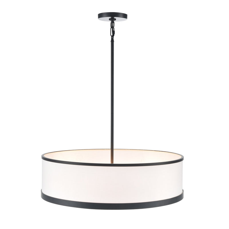 Four Light Chandelier<br /><span style="color:#4AB0CE;">Entrega: 4-10 dias en USA</span><br /><span style="color:#4AB0CE;font-size:60%;">PREGUNTE POR ENTREGA EN PANAMA</span><br />Collection: High Street<br />Finish: Black