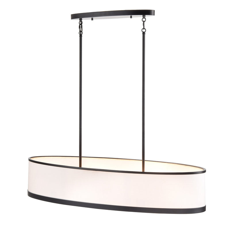 Eight Light Island Pendant<br /><span style="color:#4AB0CE;">Entrega: 4-10 dias en USA</span><br /><span style="color:#4AB0CE;font-size:60%;">PREGUNTE POR ENTREGA EN PANAMA</span><br />Collection: High Street<br />Finish: Black