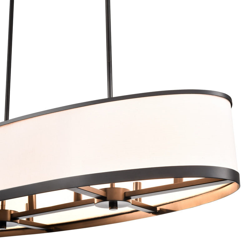 Eight Light Island Pendant<br /><span style="color:#4AB0CE;">Entrega: 4-10 dias en USA</span><br /><span style="color:#4AB0CE;font-size:60%;">PREGUNTE POR ENTREGA EN PANAMA</span><br />Collection: High Street<br />Finish: Black