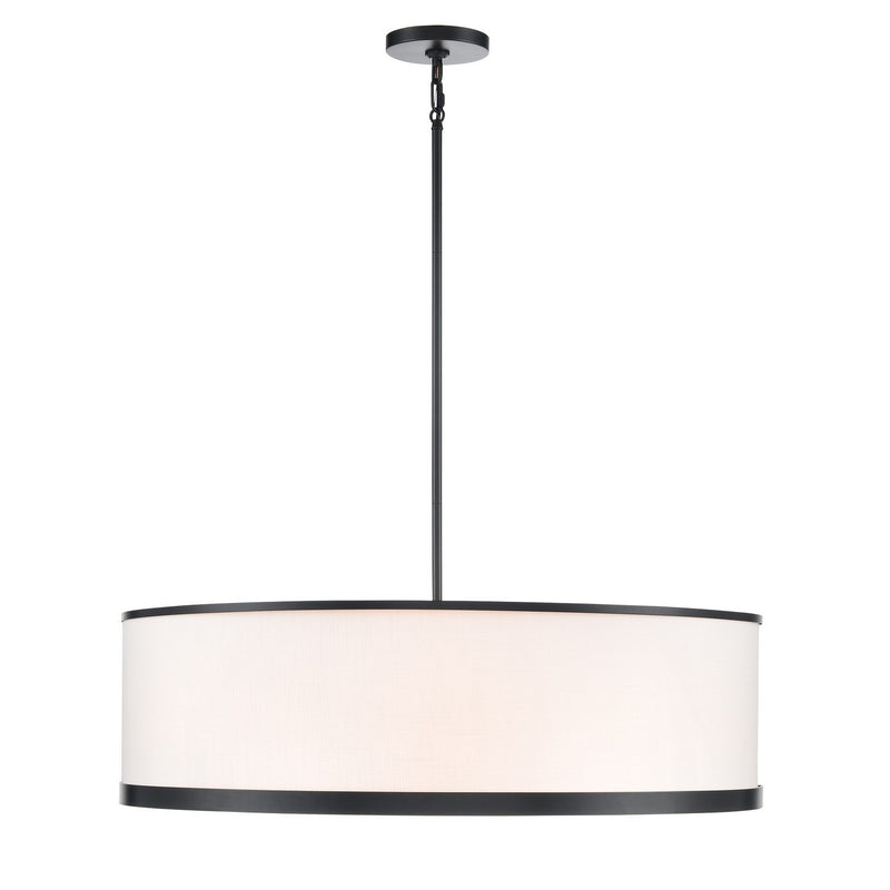 Eight Light Island Pendant<br /><span style="color:#4AB0CE;">Entrega: 4-10 dias en USA</span><br /><span style="color:#4AB0CE;font-size:60%;">PREGUNTE POR ENTREGA EN PANAMA</span><br />Collection: High Street<br />Finish: Black