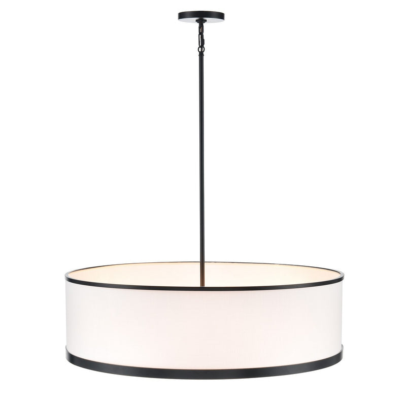 Eight Light Island Pendant<br /><span style="color:#4AB0CE;">Entrega: 4-10 dias en USA</span><br /><span style="color:#4AB0CE;font-size:60%;">PREGUNTE POR ENTREGA EN PANAMA</span><br />Collection: High Street<br />Finish: Black