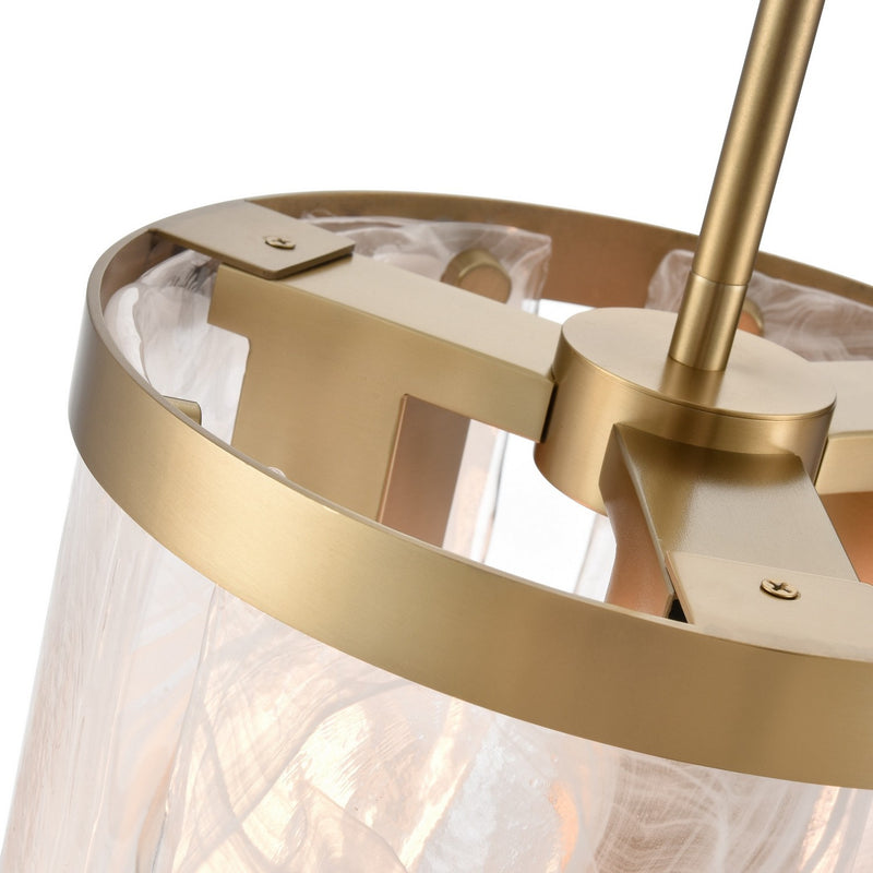 Three Light Pendant<br /><span style="color:#4AB0CE;">Entrega: 4-10 dias en USA</span><br /><span style="color:#4AB0CE;font-size:60%;">PREGUNTE POR ENTREGA EN PANAMA</span><br />Collection: Skye<br />Finish: Brass