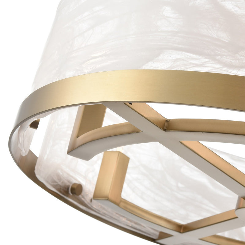 Artcraft Canada - AC12176BR - Six Light Chandelier - Skye - Brass