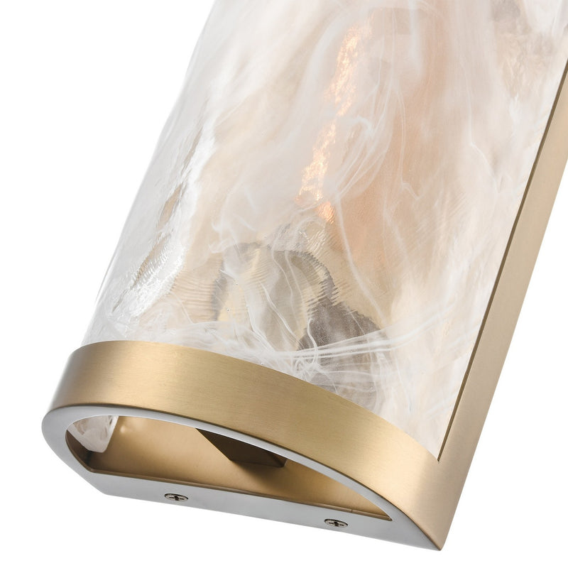 Two Light Wall Sconce<br /><span style="color:#4AB0CE;">Entrega: 4-10 dias en USA</span><br /><span style="color:#4AB0CE;font-size:60%;">PREGUNTE POR ENTREGA EN PANAMA</span><br />Collection: Skye<br />Finish: Brass