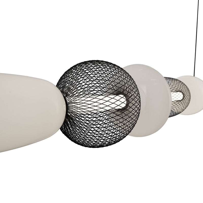 LED Island Pendant<br /><span style="color:#4AB0CE;">Entrega: 4-10 dias en USA</span><br /><span style="color:#4AB0CE;font-size:60%;">PREGUNTE POR ENTREGA EN PANAMA</span><br />Collection: Ace<br />Finish: Black