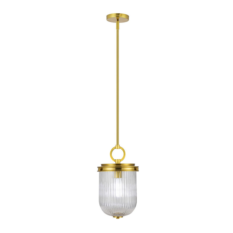 One Light Pendant<br /><span style="color:#4AB0CE;">Entrega: 4-10 dias en USA</span><br /><span style="color:#4AB0CE;font-size:60%;">PREGUNTE POR ENTREGA EN PANAMA</span><br />Collection: Myla<br />Finish: Vintage Brass