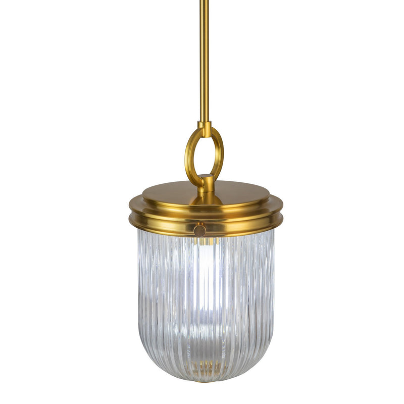 One Light Pendant<br /><span style="color:#4AB0CE;">Entrega: 4-10 dias en USA</span><br /><span style="color:#4AB0CE;font-size:60%;">PREGUNTE POR ENTREGA EN PANAMA</span><br />Collection: Myla<br />Finish: Vintage Brass