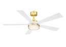 52"Ceiling Fan<br /><span style="color:#4AB0CE;">Entrega: 4-10 dias en USA</span><br /><span style="color:#4AB0CE;font-size:60%;">PREGUNTE POR ENTREGA EN PANAMA</span><br />Collection: TorchAire 52<br />Finish: Brushed Satin Brass