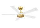 52"Ceiling Fan<br /><span style="color:#4AB0CE;">Entrega: 4-10 dias en USA</span><br /><span style="color:#4AB0CE;font-size:60%;">PREGUNTE POR ENTREGA EN PANAMA</span><br />Collection: TorchAire 52<br />Finish: Brushed Satin Brass