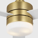 Generation Lighting - 3ERAR52BBSD - 52" Ceiling Fan - Era 52 LED - Burnished Brass