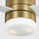 Generation Lighting - 3ERHR44BBSD - 44" Ceiling Fan - Era 44 Hugger LED - Burnished Brass