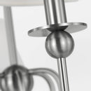 Six Light Chandelier<br /><span style="color:#4AB0CE;">Entrega: 4-10 dias en USA</span><br /><span style="color:#4AB0CE;font-size:60%;">PREGUNTE POR ENTREGA EN PANAMA</span><br />Collection: Elsay<br />Finish: Brushed Nickel