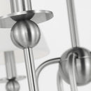 Visual Comfort Studio - DJC1255BS - Five Light Chandelier - Elsay - Brushed Nickel