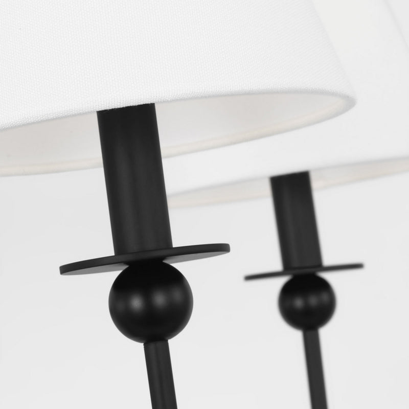 Visual Comfort Studio - DJC1255MBK - Five Light Chandelier - Elsay - Midnight Black