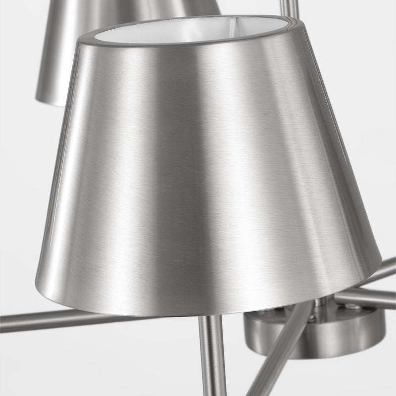 Visual Comfort Studio - DJC1265BS - Five Light Chandelier - Ender - Brushed Nickel