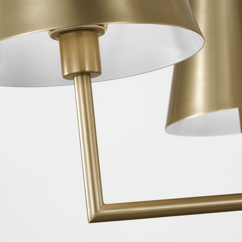 Five Light Chandelier<br /><span style="color:#4AB0CE;">Entrega: 4-10 dias en USA</span><br /><span style="color:#4AB0CE;font-size:60%;">PREGUNTE POR ENTREGA EN PANAMA</span><br />Collection: Ender<br />Finish: Satin Brass