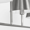 Four Light Linear Chandelier<br /><span style="color:#4AB0CE;">Entrega: 4-10 dias en USA</span><br /><span style="color:#4AB0CE;font-size:60%;">PREGUNTE POR ENTREGA EN PANAMA</span><br />Collection: Ender<br />Finish: Brushed Nickel
