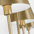 Four Light Linear Chandelier<br /><span style="color:#4AB0CE;">Entrega: 4-10 dias en USA</span><br /><span style="color:#4AB0CE;font-size:60%;">PREGUNTE POR ENTREGA EN PANAMA</span><br />Collection: Ender<br />Finish: Satin Brass