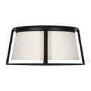 Two Light Flush Mount<br /><span style="color:#4AB0CE;">Entrega: 4-10 dias en USA</span><br /><span style="color:#4AB0CE;font-size:60%;">PREGUNTE POR ENTREGA EN PANAMA</span><br />Collection: Cortes<br />Finish: Midnight Black