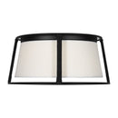 Two Light Flush Mount<br /><span style="color:#4AB0CE;">Entrega: 4-10 dias en USA</span><br /><span style="color:#4AB0CE;font-size:60%;">PREGUNTE POR ENTREGA EN PANAMA</span><br />Collection: Cortes<br />Finish: Midnight Black