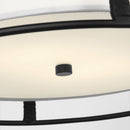 Two Light Flush Mount<br /><span style="color:#4AB0CE;">Entrega: 4-10 dias en USA</span><br /><span style="color:#4AB0CE;font-size:60%;">PREGUNTE POR ENTREGA EN PANAMA</span><br />Collection: Cortes<br />Finish: Midnight Black