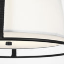 Two Light Flush Mount<br /><span style="color:#4AB0CE;">Entrega: 4-10 dias en USA</span><br /><span style="color:#4AB0CE;font-size:60%;">PREGUNTE POR ENTREGA EN PANAMA</span><br />Collection: Cortes<br />Finish: Midnight Black