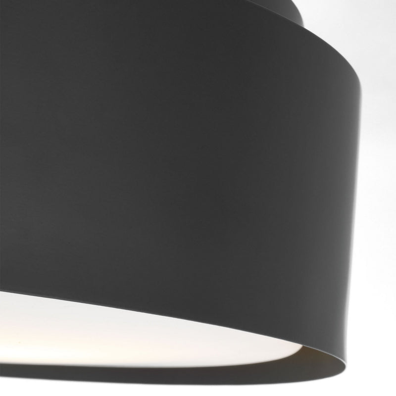 Visual Comfort Studio - DJF1063MBK - Three Light Flush Mount - Dartmore - Midnight Black