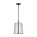 One Light Pendant<br /><span style="color:#4AB0CE;">Entrega: 4-10 dias en USA</span><br /><span style="color:#4AB0CE;font-size:60%;">PREGUNTE POR ENTREGA EN PANAMA</span><br />Collection: Cortes<br />Finish: Midnight Black