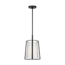 One Light Pendant<br /><span style="color:#4AB0CE;">Entrega: 4-10 dias en USA</span><br /><span style="color:#4AB0CE;font-size:60%;">PREGUNTE POR ENTREGA EN PANAMA</span><br />Collection: Cortes<br />Finish: Midnight Black