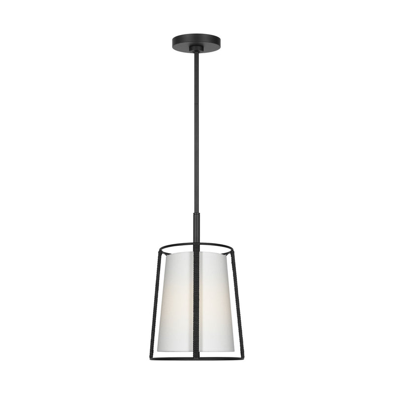 One Light Pendant<br /><span style="color:#4AB0CE;">Entrega: 4-10 dias en USA</span><br /><span style="color:#4AB0CE;font-size:60%;">PREGUNTE POR ENTREGA EN PANAMA</span><br />Collection: Cortes<br />Finish: Midnight Black