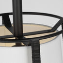 One Light Pendant<br /><span style="color:#4AB0CE;">Entrega: 4-10 dias en USA</span><br /><span style="color:#4AB0CE;font-size:60%;">PREGUNTE POR ENTREGA EN PANAMA</span><br />Collection: Cortes<br />Finish: Midnight Black