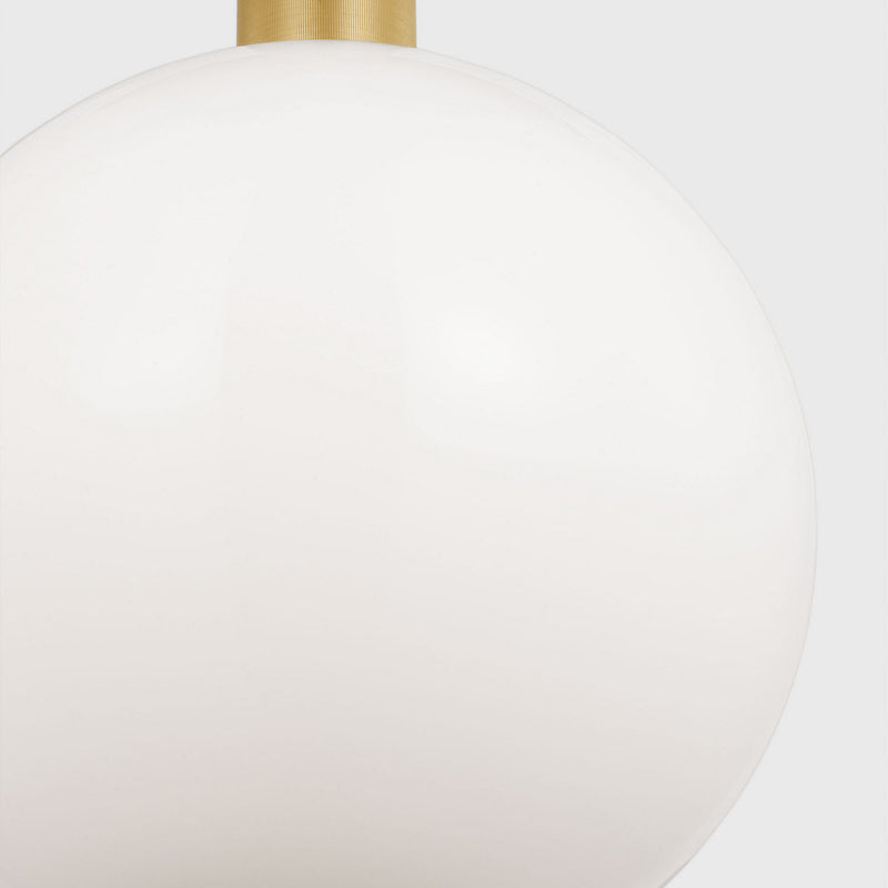 One Light Pendant<br /><span style="color:#4AB0CE;">Entrega: 4-10 dias en USA</span><br /><span style="color:#4AB0CE;font-size:60%;">PREGUNTE POR ENTREGA EN PANAMA</span><br />Collection: Colewood<br />Finish: Satin Brass