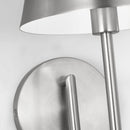 One Light Wall Sconce<br /><span style="color:#4AB0CE;">Entrega: 4-10 dias en USA</span><br /><span style="color:#4AB0CE;font-size:60%;">PREGUNTE POR ENTREGA EN PANAMA</span><br />Collection: Ender<br />Finish: Brushed Nickel