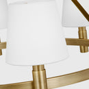 Six Light Chandelier<br /><span style="color:#4AB0CE;">Entrega: 4-10 dias en USA</span><br /><span style="color:#4AB0CE;font-size:60%;">PREGUNTE POR ENTREGA EN PANAMA</span><br />Collection: Grayson<br />Finish: Time Worn Brass