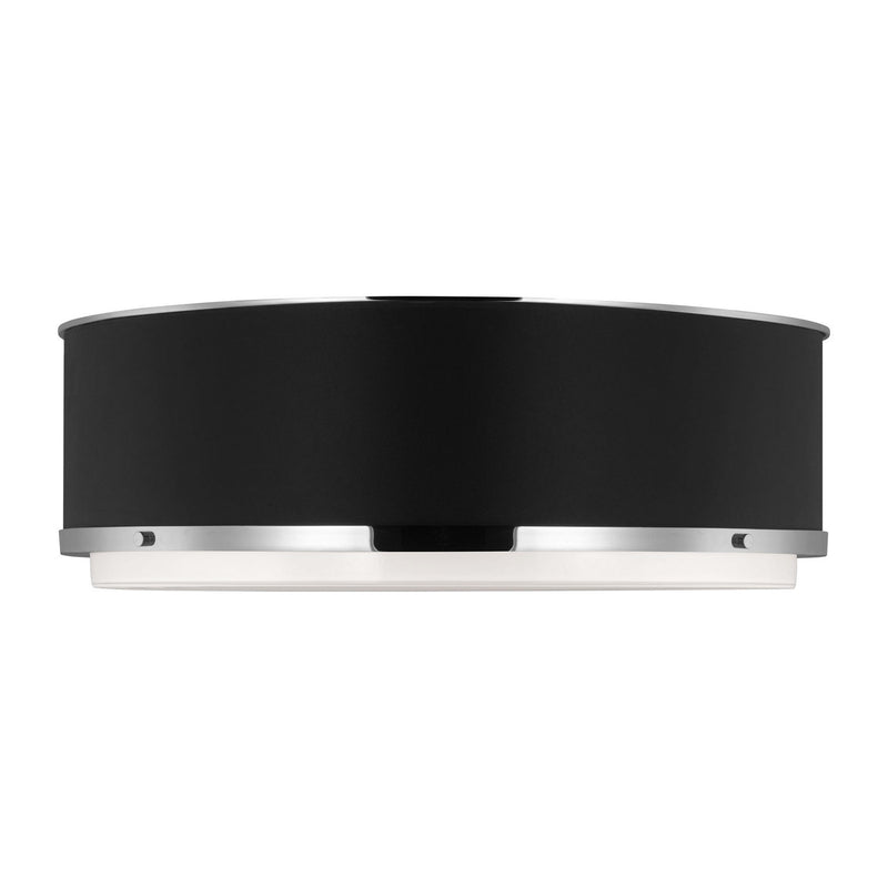 Three Light Flush Mount<br /><span style="color:#4AB0CE;">Entrega: 4-10 dias en USA</span><br /><span style="color:#4AB0CE;font-size:60%;">PREGUNTE POR ENTREGA EN PANAMA</span><br />Collection: Marlowe<br />Finish: Polished Nickel