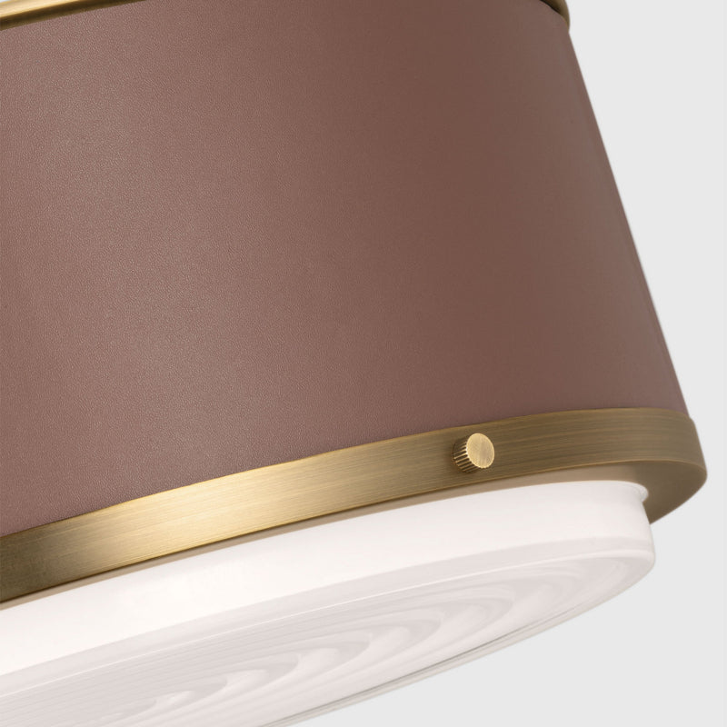 Two Light Flush Mount<br /><span style="color:#4AB0CE;">Entrega: 4-10 dias en USA</span><br /><span style="color:#4AB0CE;font-size:60%;">PREGUNTE POR ENTREGA EN PANAMA</span><br />Collection: Marlowe<br />Finish: Time Worn Brass
