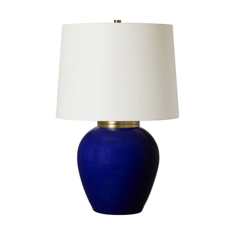 One Light Table Lamp<br /><span style="color:#4AB0CE;">Entrega: 4-10 dias en USA</span><br /><span style="color:#4AB0CE;font-size:60%;">PREGUNTE POR ENTREGA EN PANAMA</span><br />Collection: Lilian<br />Finish: Crystal Cobalt