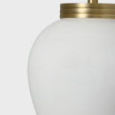 One Light Table Lamp<br /><span style="color:#4AB0CE;">Entrega: 4-10 dias en USA</span><br /><span style="color:#4AB0CE;font-size:60%;">PREGUNTE POR ENTREGA EN PANAMA</span><br />Collection: Lilian<br />Finish: New White