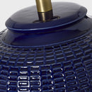 One Light Table Lamp<br /><span style="color:#4AB0CE;">Entrega: 4-10 dias en USA</span><br /><span style="color:#4AB0CE;font-size:60%;">PREGUNTE POR ENTREGA EN PANAMA</span><br />Collection: Marcel<br />Finish: Crystal Cobalt