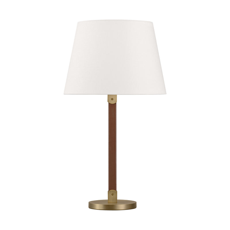 One Light Table Lamp<br /><span style="color:#4AB0CE;">Entrega: 4-10 dias en USA</span><br /><span style="color:#4AB0CE;font-size:60%;">PREGUNTE POR ENTREGA EN PANAMA</span><br />Collection: Grayson<br />Finish: Time Worn Brass