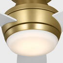 32" Ceiling Fan<br /><span style="color:#4AB0CE;">Entrega: 4-10 dias en USA</span><br /><span style="color:#4AB0CE;font-size:60%;">PREGUNTE POR ENTREGA EN PANAMA</span><br />Collection: Ikon 32 Hugger LED<br />Finish: Burnished Brass