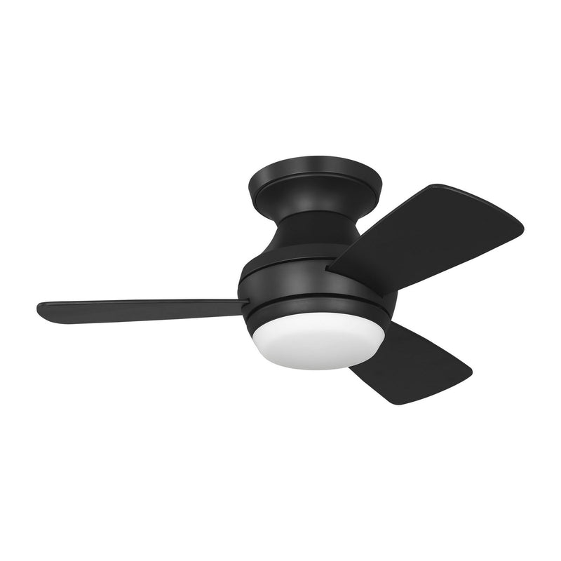 32"Ceiling Fan<br /><span style="color:#4AB0CE;">Entrega: 4-10 dias en USA</span><br /><span style="color:#4AB0CE;font-size:60%;">PREGUNTE POR ENTREGA EN PANAMA</span><br />Collection: Ikon 32 Hugger LED<br />Finish: Midnight Black