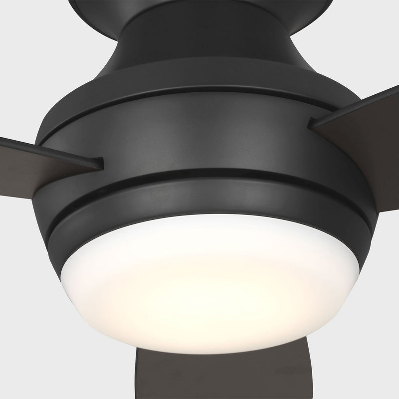 32"Ceiling Fan<br /><span style="color:#4AB0CE;">Entrega: 4-10 dias en USA</span><br /><span style="color:#4AB0CE;font-size:60%;">PREGUNTE POR ENTREGA EN PANAMA</span><br />Collection: Ikon 32 Hugger LED<br />Finish: Midnight Black