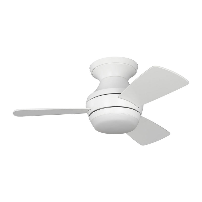 32"Ceiling Fan<br /><span style="color:#4AB0CE;">Entrega: 4-10 dias en USA</span><br /><span style="color:#4AB0CE;font-size:60%;">PREGUNTE POR ENTREGA EN PANAMA</span><br />Collection: Ikon 32 Hugger LED<br />Finish: Matte White