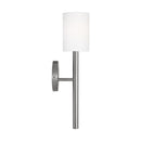 One Light Wall Sconce<br /><span style="color:#4AB0CE;">Entrega: 4-10 dias en USA</span><br /><span style="color:#4AB0CE;font-size:60%;">PREGUNTE POR ENTREGA EN PANAMA</span><br />Collection: Egmont<br />Finish: Brushed Nickel