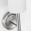 One Light Wall Sconce<br /><span style="color:#4AB0CE;">Entrega: 4-10 dias en USA</span><br /><span style="color:#4AB0CE;font-size:60%;">PREGUNTE POR ENTREGA EN PANAMA</span><br />Collection: Egmont<br />Finish: Brushed Nickel